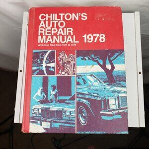 Chilton's Auto Repair Manual 1978